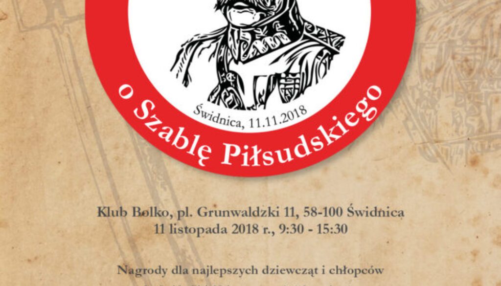 Plakat VIII Turnieju Szachowego o Szablę Piłsudskiego v 3