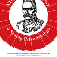 Plakat XIII Turnieju Szachowego o Szablę Piłsudskiego